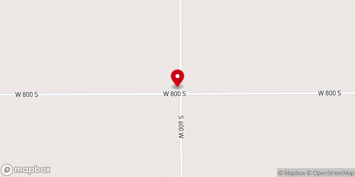 Map showing location of Jones Chapel