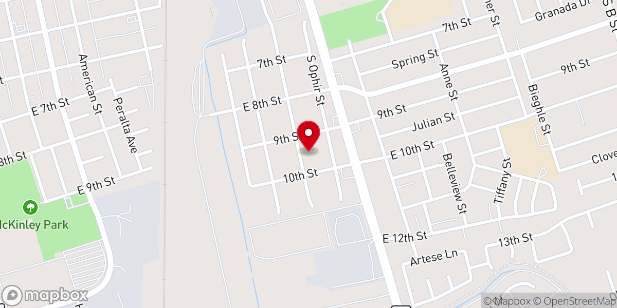 Map showing location of Greater White Rose the Church of God in Christ