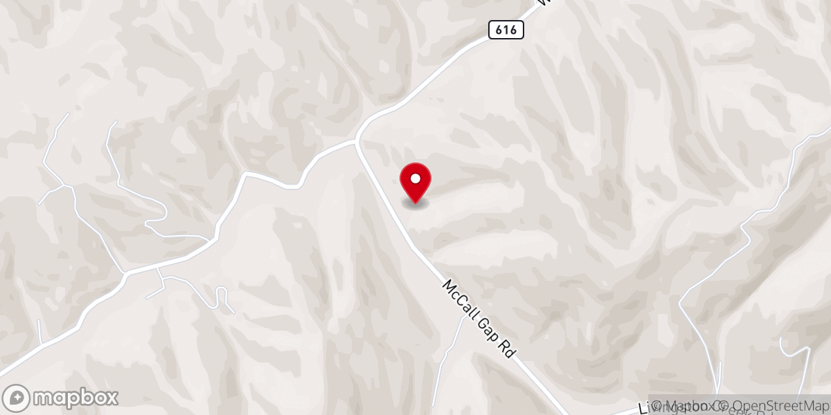 Map showing location of Barkers Chapel