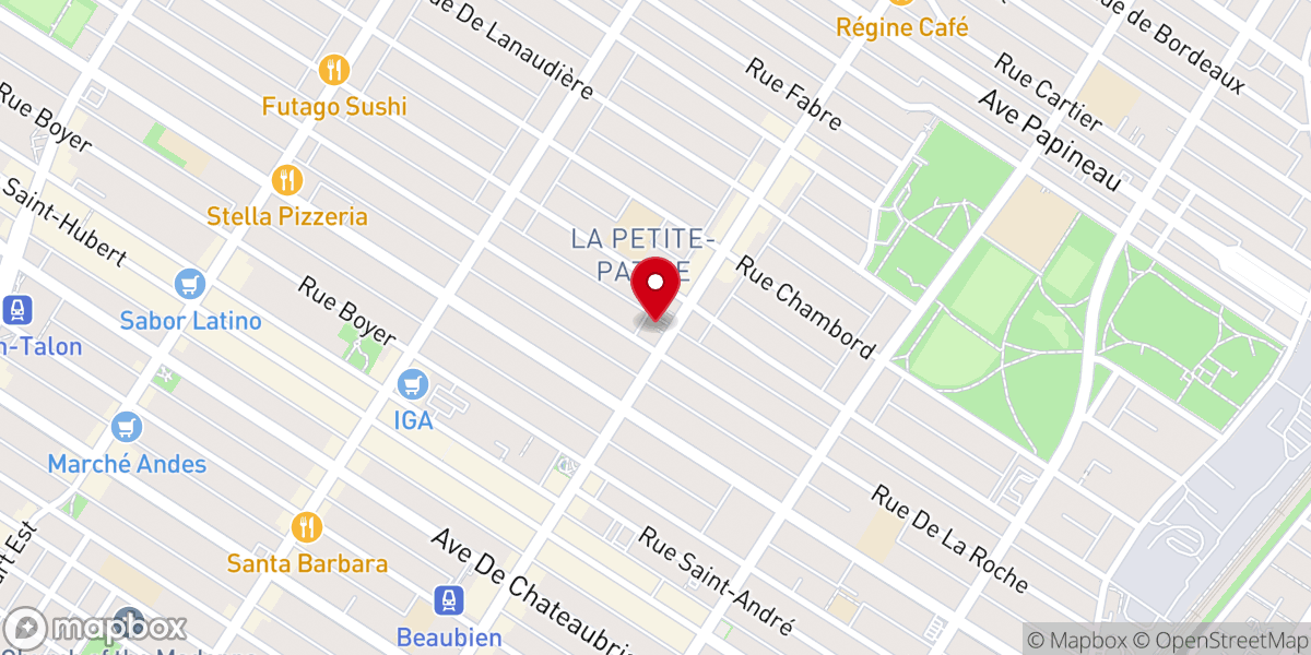 Map showing location of Catholic Church of Saint Ambrose