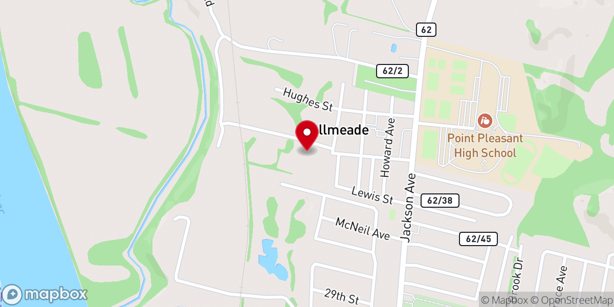 Map showing location of New Hope Bible Baptist Church