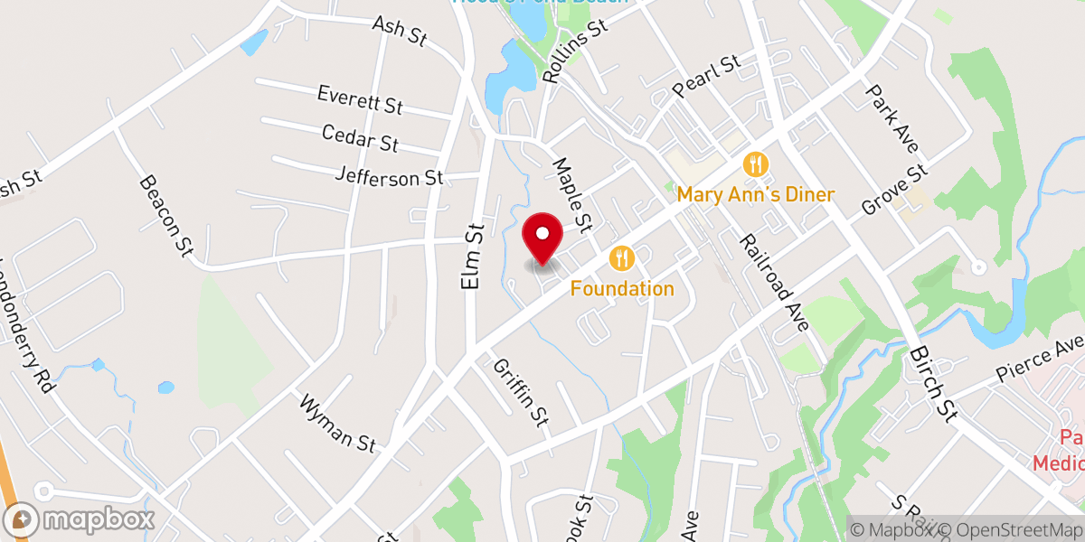 Map showing location of Rhythm of NH Show Chorus