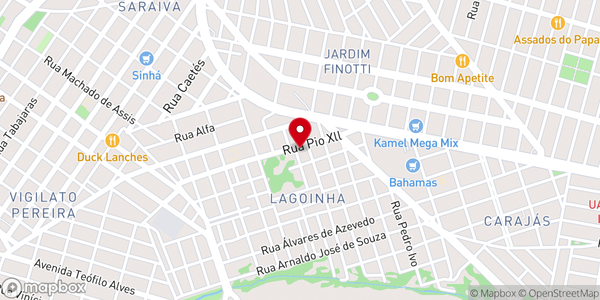 Map showing location of Assembleia de Deus Missão aos Povos (ADMP) Saraiva