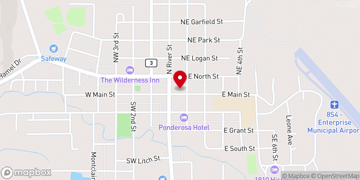Map showing location of Christ Covenant Church Office