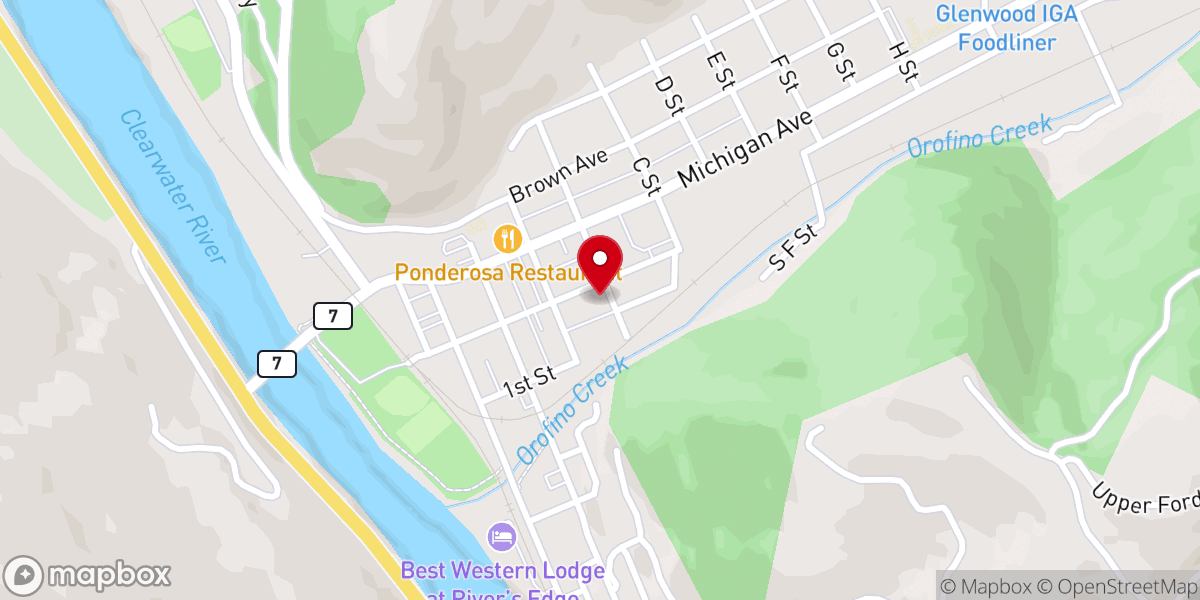 Map showing location of Breathe Back Ministries (formerly Little Brick Church)
