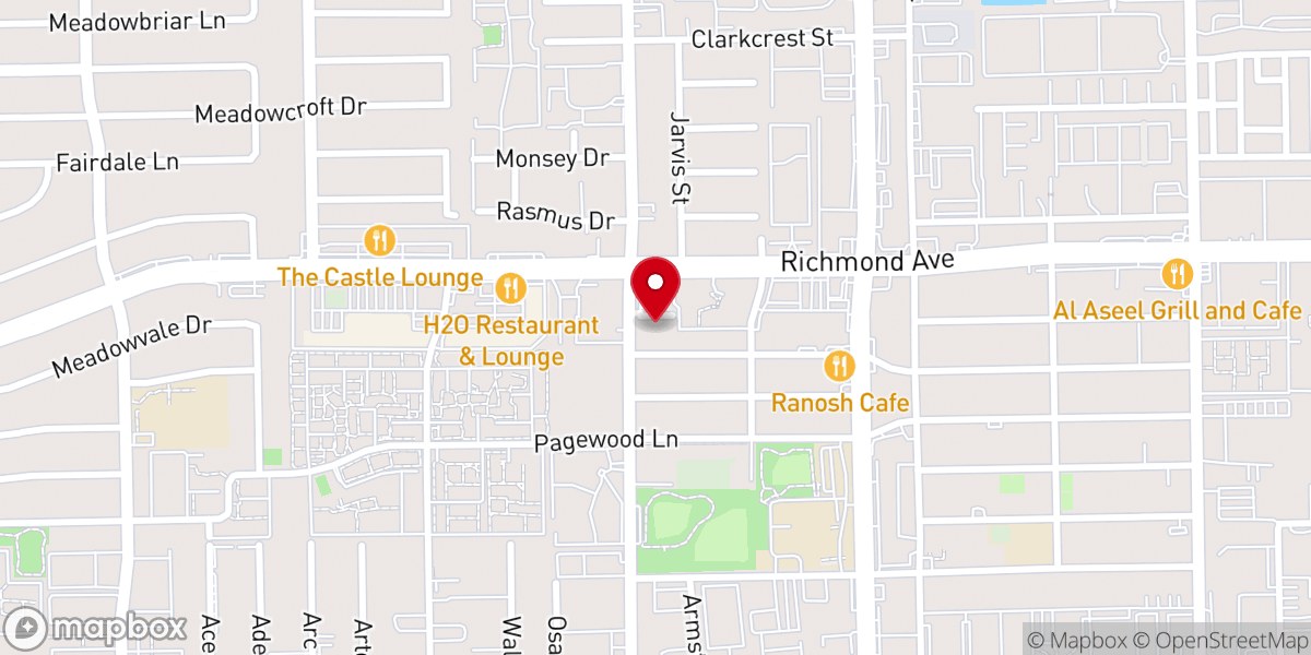 Map showing location of Pilgrim Rest Missionary Baptist Church