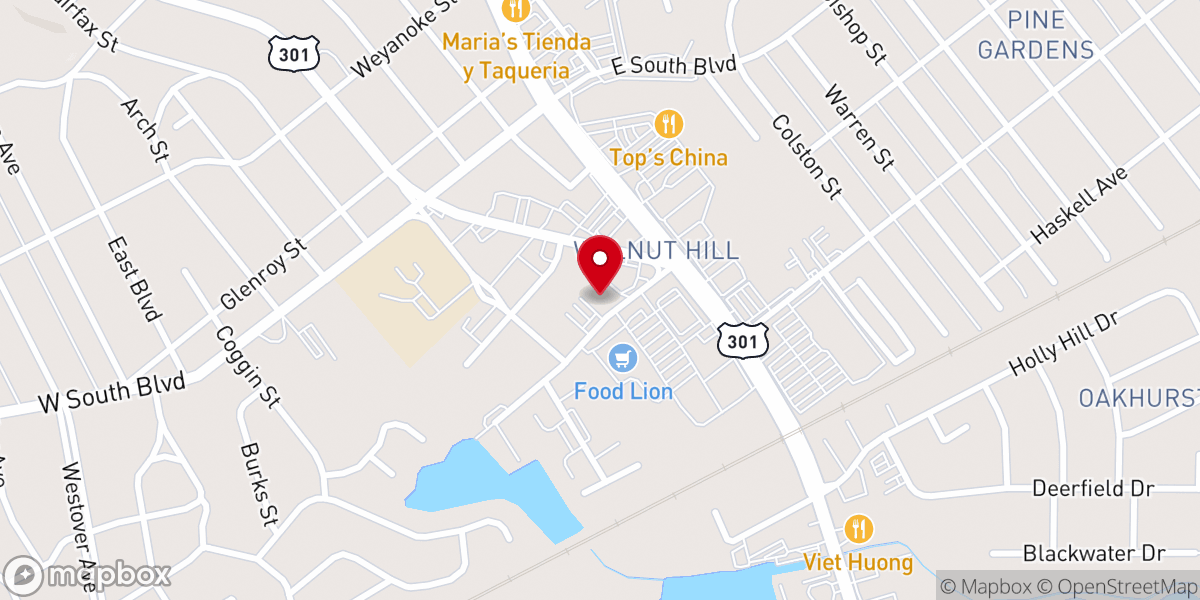 Map showing location of H2O Community Church