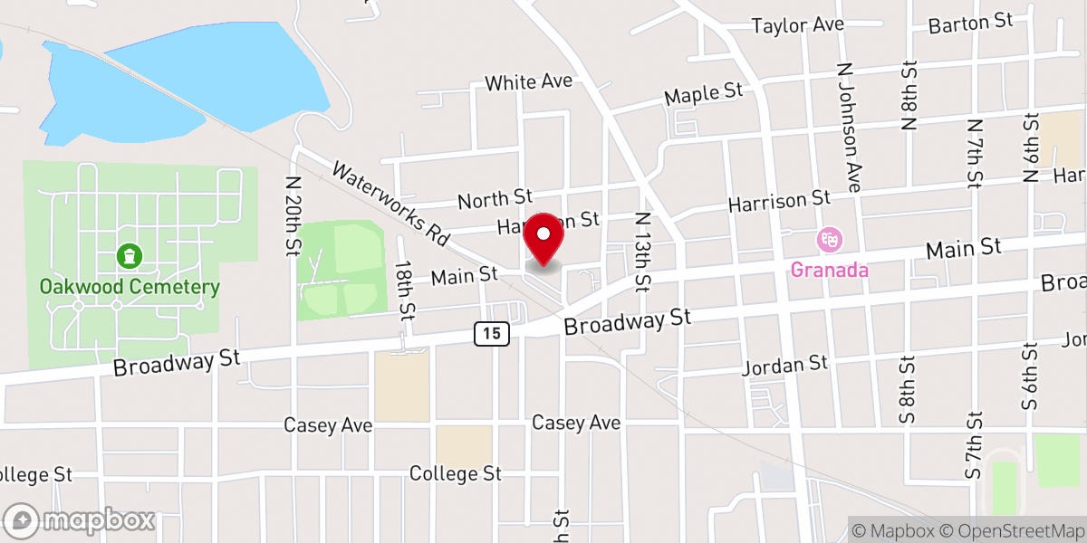 Map showing location of St.Mary Immaculate Conception Catholic church