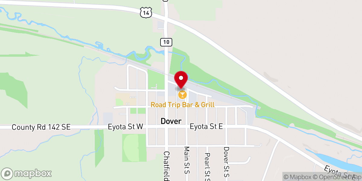 Map showing location of DOVER TOWN HALL