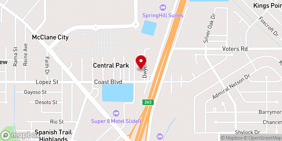 Map showing location of Faith Walk Christian Ministry