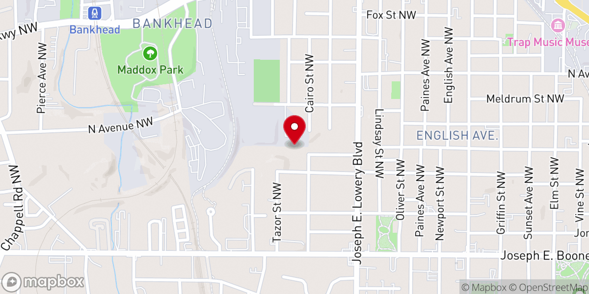 Map showing location of Disciples of the Blood of the Lamb Outreach Ministries Inc