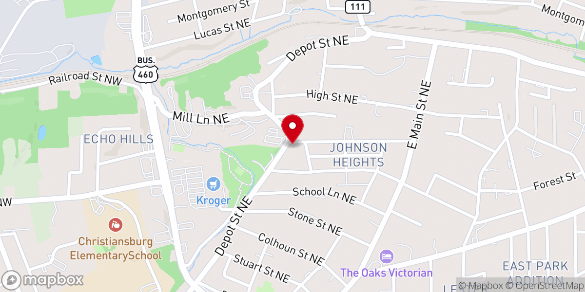 Map showing location of Greater Mt Zion United Holy Church
