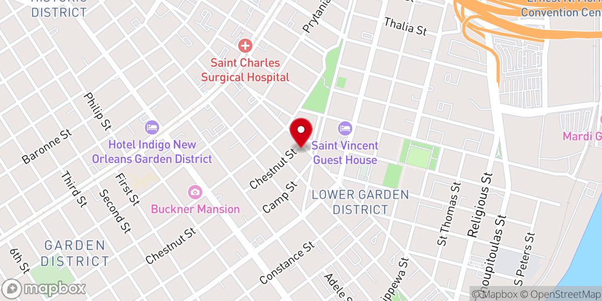 Map showing location of Our lady of good councel church