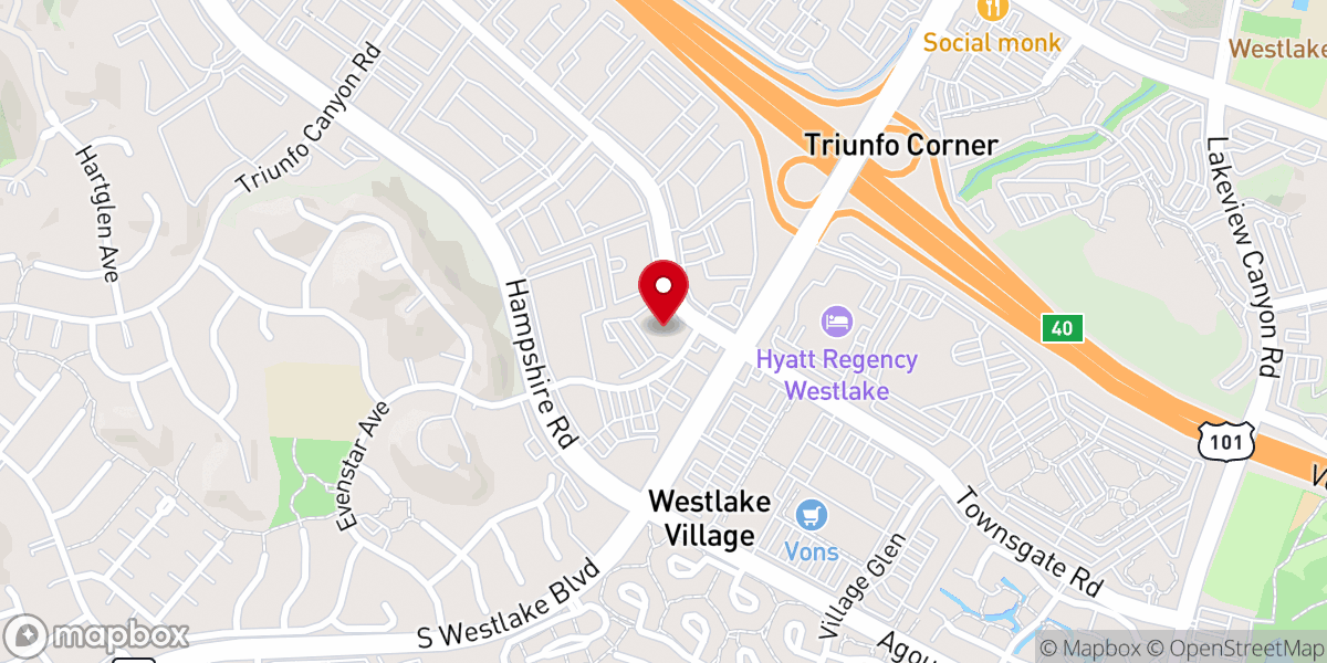 Map showing location of Mercy Chapel