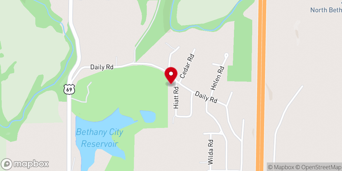 Map showing location of Kirkley Chapel Church Inc