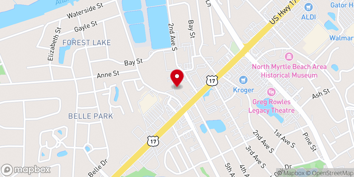 Map showing location of Family Life Center