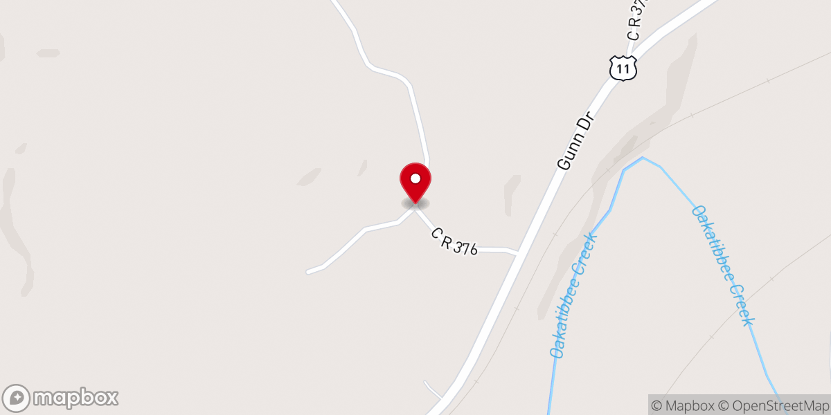 Map showing location of Enterprise church of christ