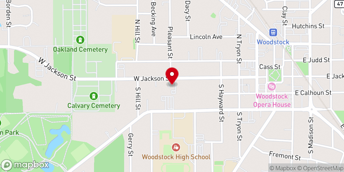 Map showing location of Saint Anns Episcopal Church