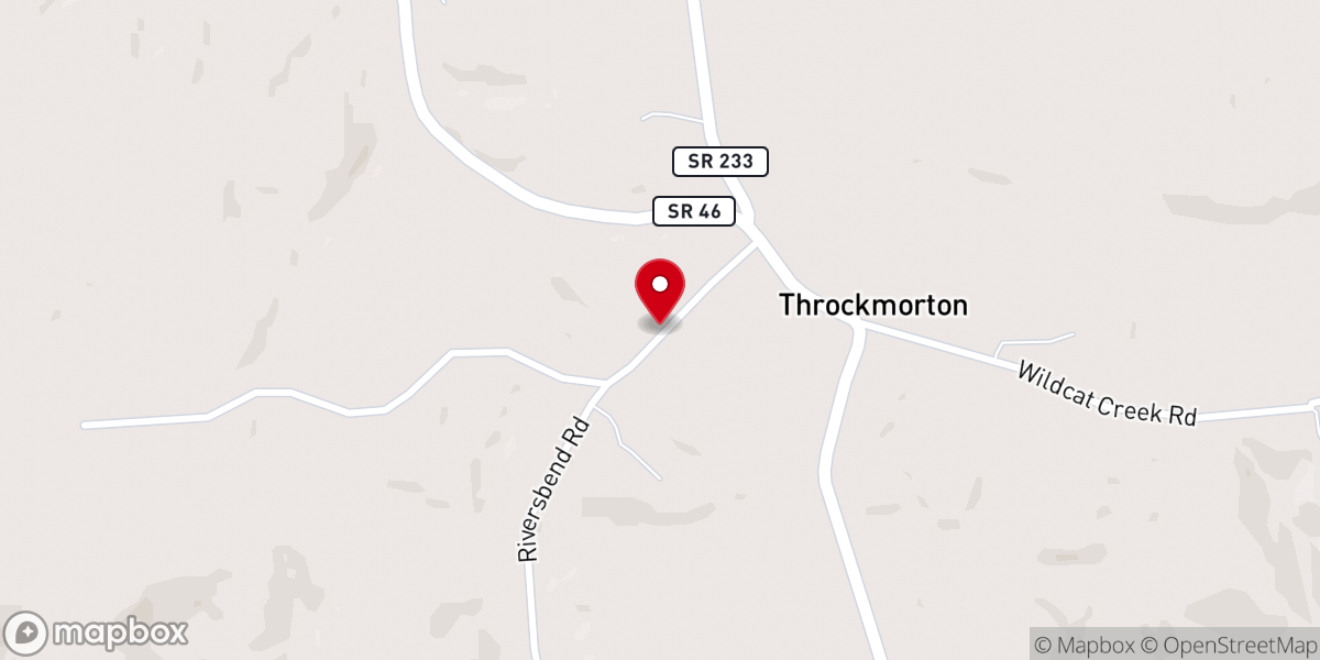 Map showing location of Hopewell United Methodist Church