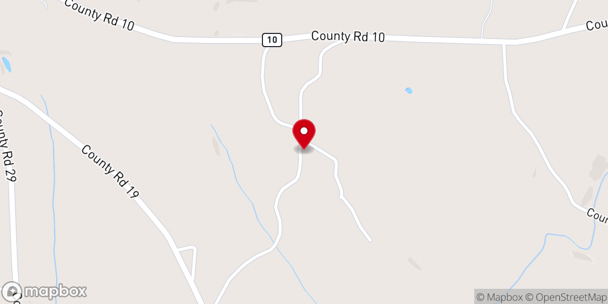 Map showing location of New Area Church