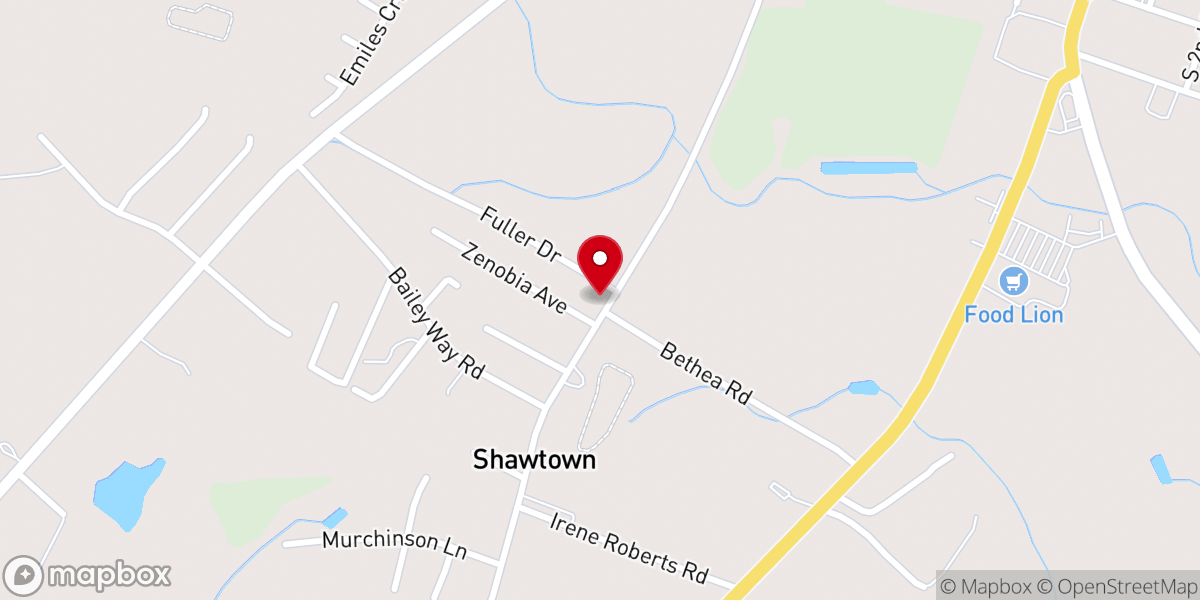 Map showing location of Unity Outreach Recreational Ministry