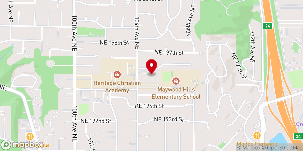 Map showing location of Emanual Presbyterian Church