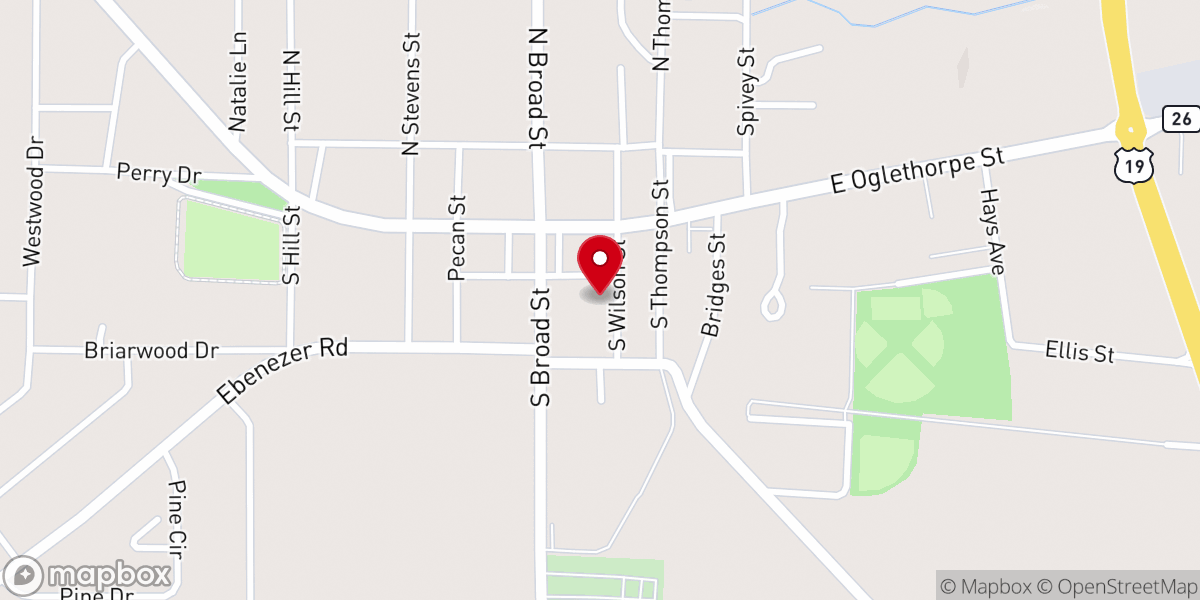 Map showing location of Double A Discount and Wholesale