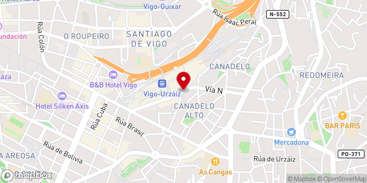 Map showing location of Parroquia de Fátima, Barrio