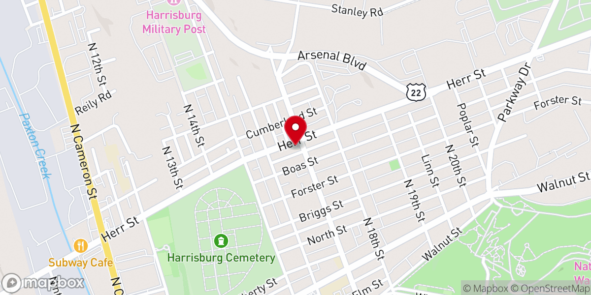 Map showing location of Faith Refuge Church of Christ
