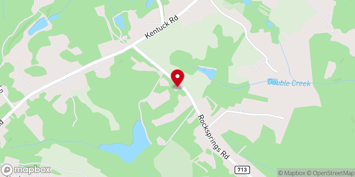 Map showing location of Rock Springs-Wesley Chapel