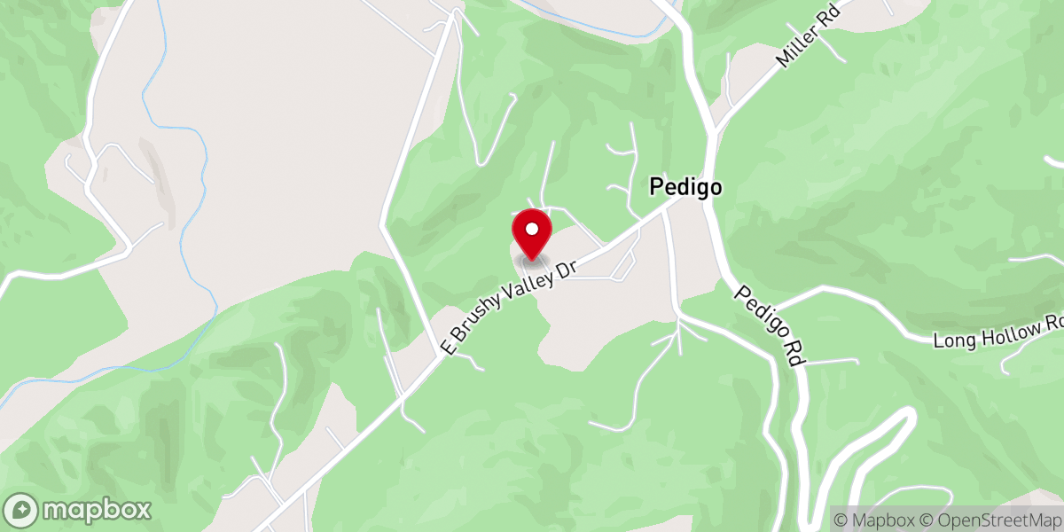 Map showing location of Pleasant Hill Missionary Baptist Church