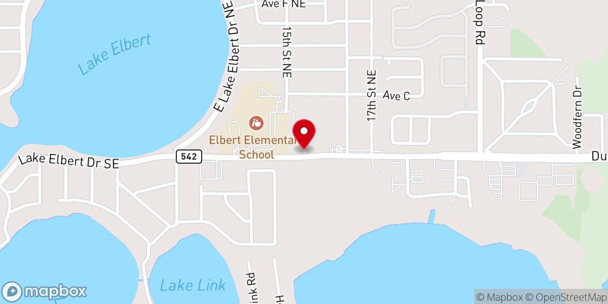 Map showing location of Winter Haven Baptist Church