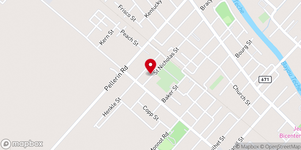 Map showing location of Mt Calvary