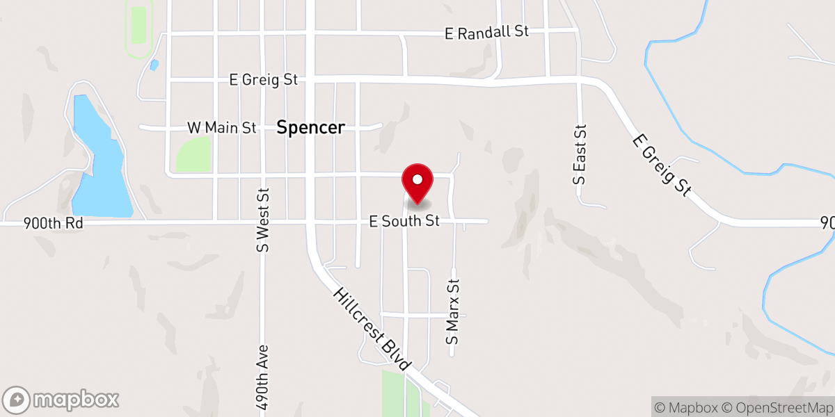 Map showing location of St Mary's Catholic Church (Sacred Heart Parish)
