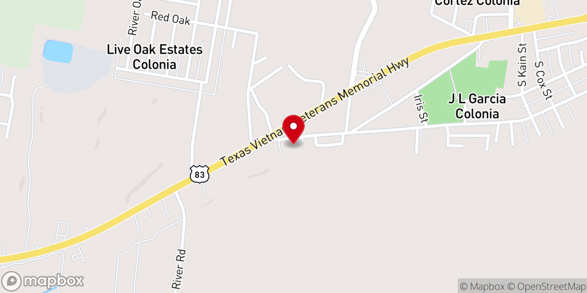 Map showing location of Sacred Heart Mission