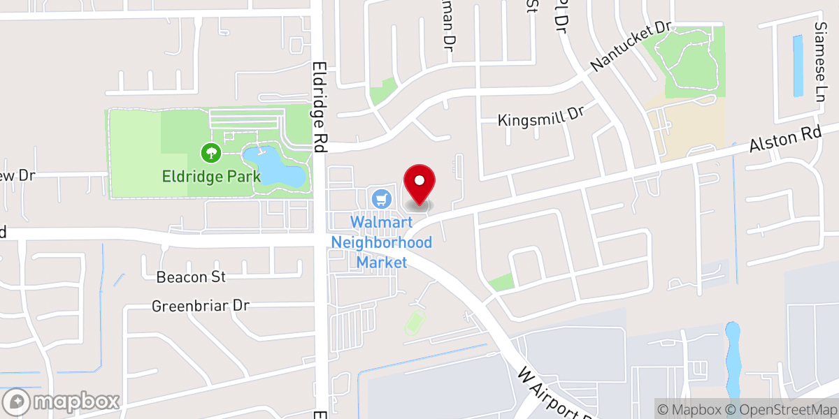 Map showing location of Alston Road Church of Christ