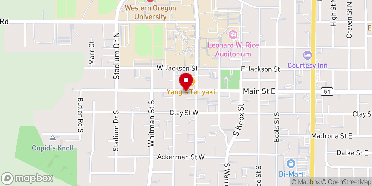Map showing location of St Hilda's Episcopal Church