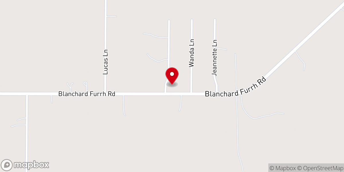 Map showing location of Woodland Hills Baptist Church