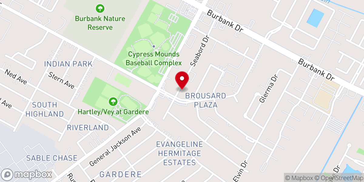 Map showing location of Iglesia El Aposento Alto Asambleas de Dios