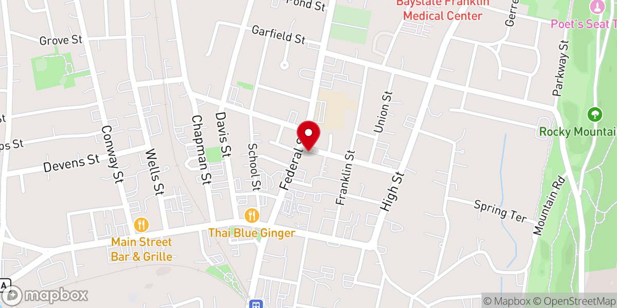Map showing location of Saint James Episcopal Church