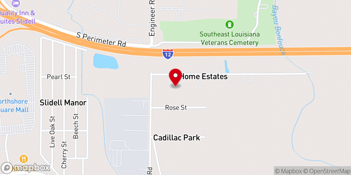 Map showing location of Good Shepherd Lutheran Church