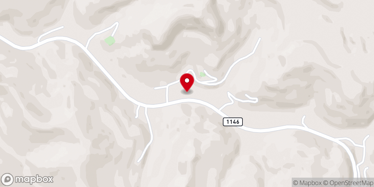 Map showing location of Hunter Memorial Church