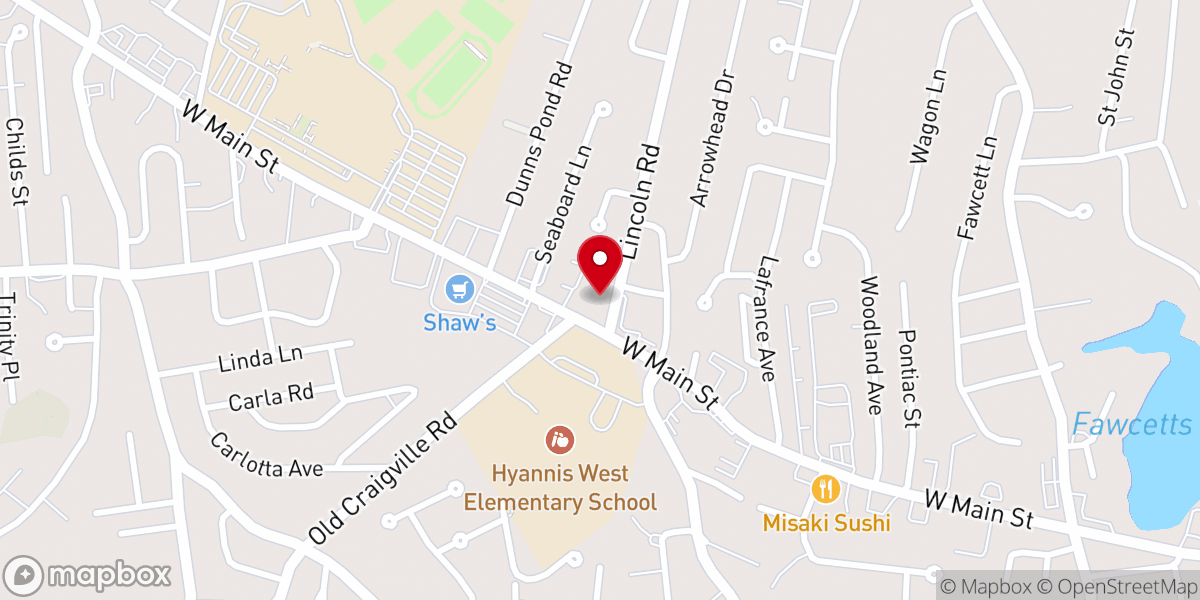 Map showing location of #4CapeCod - Ig. Quadrangular