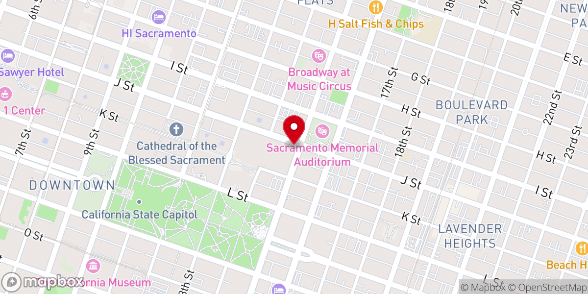 Map showing location of Saint Paul’s Episcopal Church