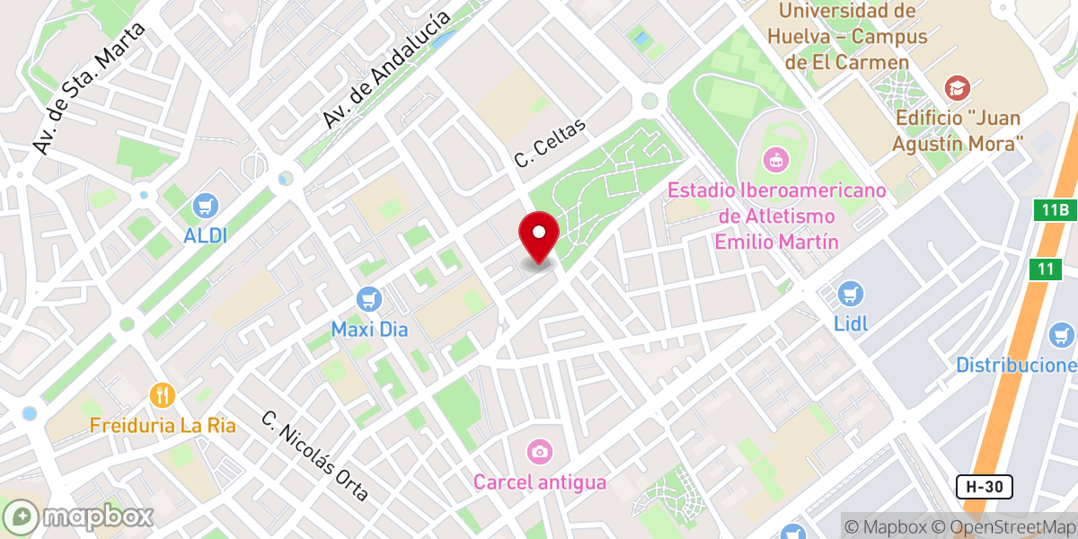 Map showing location of Iglesia Griego-Catolica