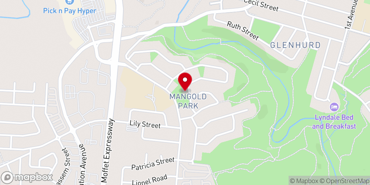 Map showing location of Impact Christian Church