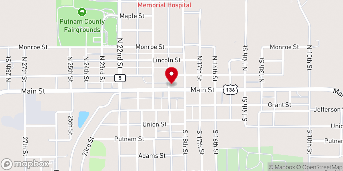 Map showing location of Unionville Methodist Church