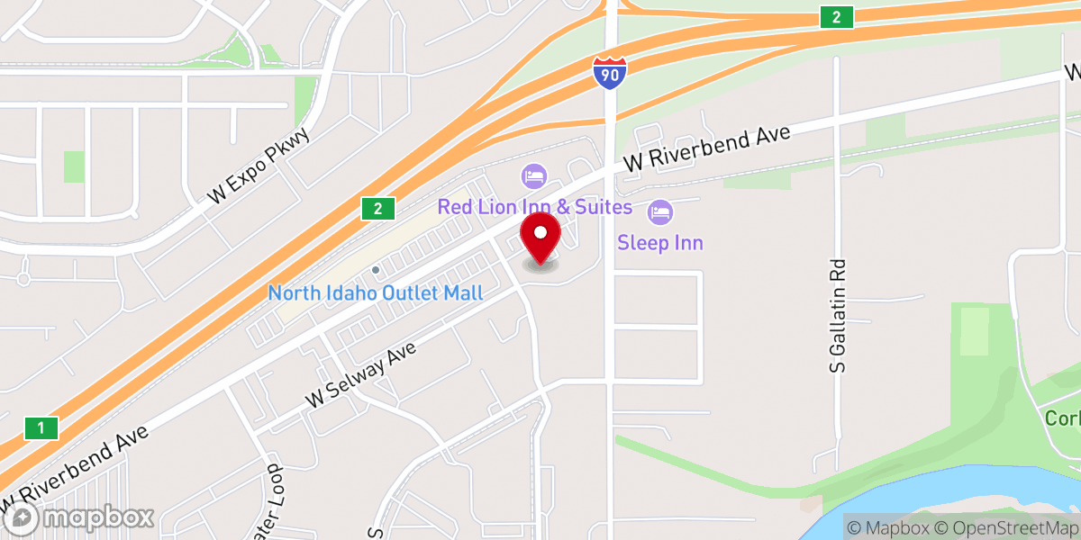 Map showing location of Oasis Foursquare Church