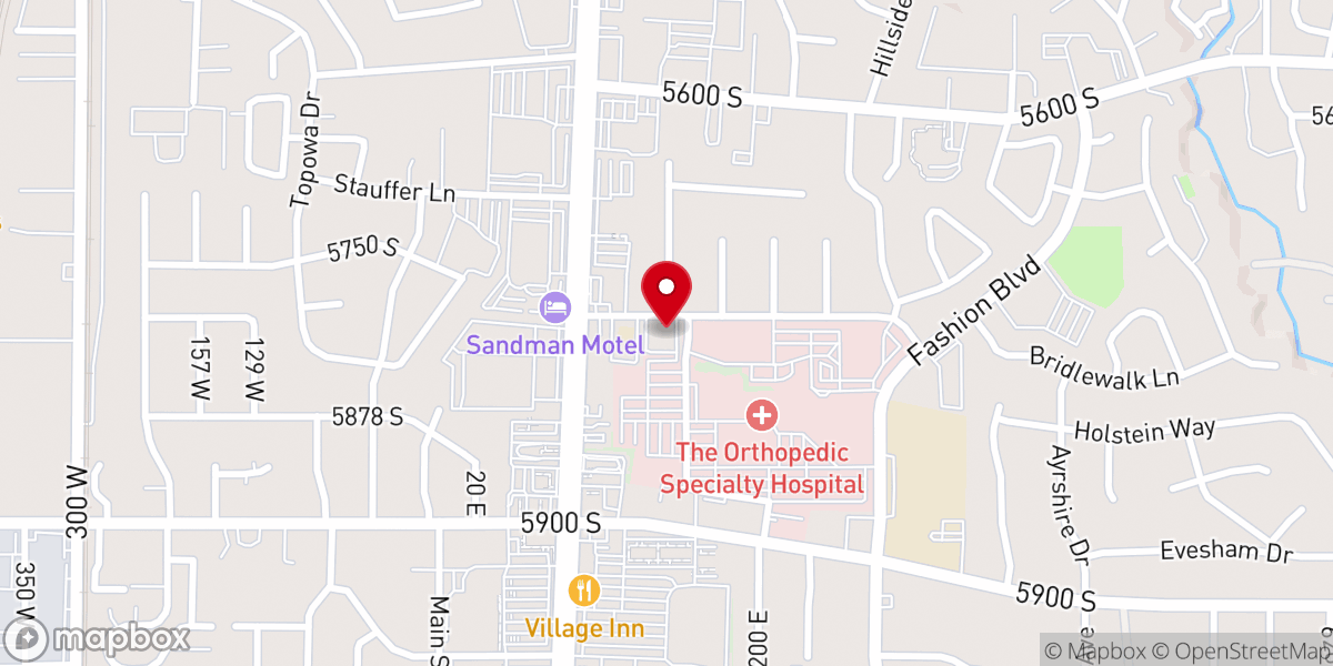 Map showing location of Murray Baptist Church