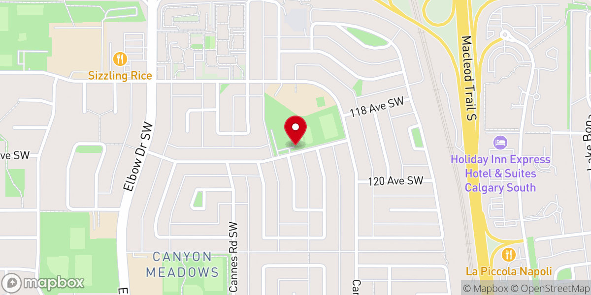 Map showing location of FaithWay Bible Baptist Church Calgary - Worship Center